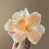 Didy No Tiene Miedo del Mismo Pasador Verde de Phalaenopsis Flor Lateral Flor Artificial Tocado Accesorios para el Cabello de Viaje a la Costa