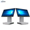 Jie Bao Windows Tela Simples e Dupla Caixa Registradora 15,6 polegadas Pode Ser Equipado com Impressão 58mm Touch Máquina Tudo-Em-Um