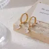 Explosiones de moda pendientes con forma de corazón Europa y Estados Unidos transfronterizos pendientes pequeños y frescos aretes pendientes estilo ins exquisitos joyería al por mayor