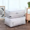 Bolsa de almacenamiento de ropa de gran capacidad, adecuada para mantas, ropa de cama, plegable, con cremallera resistente.