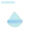Esponja de Pó Compacto Xuanzi em Formato de Leque, Esponja de Pó Compacto, Uso Duplo para Aplicação Seca e Úmida, Não Absorvente de Pó, Esponja de Pó Ultra Macia, Ferramenta Especial para Maquiadores