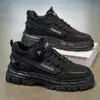 Nuevos Zapatos de Caña Alta para Hombre Otoño 2025 Deportivos de Moda Suela Gruesa Casual Botas de Trabajo Antideslizantes Botas Martin para Exteriores Estilo Popular
