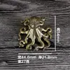 Pulpo de latón adornos de metal para manualidades mango Colección Play joyería creativa hecha a mano Pulpo de la suerte de ocho brazos Nuevo