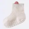 Calcetines de piso para bebé primavera y verano antideslizantes transpirables de malla calcetines de algodón fresco de verano para bebé niño pequeño al por mayor
