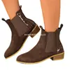 Botas estilo Martin europeias e americanas, para outono/inverno, bico fino, salto grosso, de calçar, estilo novo para 2026, disponíveis em tamanhos grandes, confortáveis e vendidas no atacado