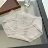 7333 Calidez Artículo Privado Otoño/Invierno Abertura Alta Encaje Corte Francés Cintura Media-Alta Ropa Interior Femenina Cálido Cepillado Algodón Puro