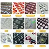 Padrão de Impressão de Etiqueta Refletiva Colorida Transferência de Calor Refletiva Estampagem a Quente Personalizada Adesivos de Transferência de Calor Imagens de Transferência de Calor Etiquetas de Transferência de Calor Adesivos de Transferência de Calor