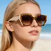 Elegantes Gafas de Sol Cat-Eye para Mujer con Patillas Anchas, Montura Completa de Alta Gama Estilo Ins