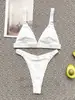 Nuevo Bikini Amazon 2027 Traje de Baño Europeo y Americano Sexy de Gama Alta Transfronterizo Conjunto de Bikini de Dos Piezas En Stock