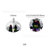 Aretes de Titanio G23 Chapados en Platino para Hélice Auricular Aretes de Titanio Chapados al Vacío en Oro Blanco Joyería para Piercing Corporal con Zirconia 5A