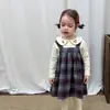 Ropa para Niñas: Vestido de Otoño, Vestido Chaleco Infantil Estilo Escolar, Vestido de Tirantes, Vestido de Bebé Clase A