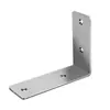 Soporte triangular de acero inoxidable sin perforaciones, soporte de estante de pared, soporte de soporte en forma de L, escuadra de esquina, ángulo recto de 90 grados, estante de almacenamiento