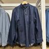 Camisa de trabalho jeans masculina outono, produto lavado, manga comprida, casaco fino C460979 466413 462371