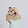 Textura Roja Oriental Retro Cubo de Azúcar Estilo Nacional Anillo Abierto Versátil para Mujer Nuevo Estilo Chino Anillo Ajustable Joyería al por Mayor