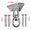 Acero Inoxidable 304 A Prueba de Óxido Engrosado Fijo Placa Colgante Silla Hamaca Gancho Giratorio Columpio Exterior Suspensión de Carga