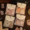 2 Pacotes de Adesivos Yuxian, Ponta de Caneta, Série Fluxo do Tempo, Material DIY para Caderno Retrô, Adesivos de Base Decorativos, 30 Peças, 4 Opções para Escolher