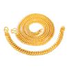 Set de Joyería Étnica Chapado en Oro de Xinjiang, Cadena de Látigo de Caballo, Cadena de Jefe, Pulsera, Collar, Cadena de Oro Grande