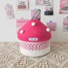 [Procesamiento Personalizado] Cesta de Almacenamiento con Tapa, Caja de Almacenamiento de Cuerda de Algodón para Cosméticos, Juguetes y Artículos Varios, Estilo Ins