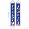 Decorações de Festa Amazon Mais Vendidas Transfronteiriças Cortina de Porta de Varanda Bandeira do 250º Aniversário Americano Dia da Independência Couplets Personalizados