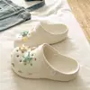 Únicos e VersáteisTamancos de Praia de Verão Moda Tendência Concha do Mar Sola Grossa EVA Bico Fechado Chinelos