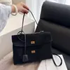 Bolsa de Mão Transfronteiriça Grande Capacidade 2026 Novo Estilo Tendência Bolsa de Camurça Grande Capacidade Ombro Único Transversal Bolsa Feminina