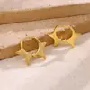 Pendientes de Estrella Minimalistas de Lujo Ligero Transfronterizos con un Estilo Metálico Fresco Único y Sofisticado Pendientes con Forma de Estrella Venta al por Mayor