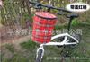 Cesta colgante para bicicleta de montaña con marco de tela, cesta plegable para coche con tapa