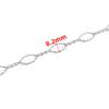 Nueva cadena de acero inoxidable para joyería DIY, accesorios para hacer tú mismo, cadena con cruz de diamantes, collar y pulsera para hombre y mujer, accesorios de moda con personalidad