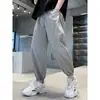 Calça fina de verão para meninos, Calça à prova de mosquitos para primavera e verão, Calça casual para crianças mais velhas, Calça esportiva fina para primavera e outono