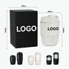 Taza de Café Personalizada Hecha de Acero Inoxidable 316, Mantiene Caliente y Frío por 6 Horas, Termo de Acero Inoxidable 316 con Diseño de Logo Personalizado