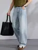Roupas Masculinas Maple House / Nova Coleção Primavera/Outono 2026: Jeans Largo de Cintura Alta Estilo Streetwear Americano, Calça Longa Retrô para Homens