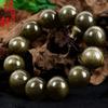 Pulsera de cuentas de Buda Jin Sinan madera sombría material viejo veta Shun ojo de gato pulsera Jin Sinan puesto de mayoreo regalos más vendidos