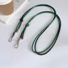 Cor Sólida Multitom Couro de Luxo Fivela de Metal Alça Transversal Ajustável Alça de Pescoço Adequado para Bolsas de Celular Cordão Feminino