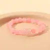 Pulsera de Piedra Ojo de Tigre Natural Elegante y Sencilla, Pulsera de Cristal Hecha a Mano con Abalorios de Alta Gama, Joyería al por Mayor para Niñas