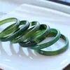 Pulsera de Ágata Verde Natural, Pulsera de Calcedonia Verde, Pulsera de Ágata Roja, Pulsera de Cristal, Joyería Sencilla para Mujer al por Mayor