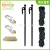 Prego de barraca ousado para exterior prego de aço preto prego de abertura noturna 8/9mm acessórios de toldo de camping direto da fábrica transfronteiriço