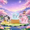 Novo Suporte de Telefone Raposa de Nove Caudas Xiangyun Ruiting Caixa Surpresa Figura Criativa Ornamento de Mesa para Assistir Séries Pequeno Presente