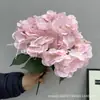 Flores Artificiales, Ramo de Hortensias de 5 Cabezas, Verano Interminable, 27 Piezas, Materiales Florales para Decoración de Bodas y Hogar, Flores de Cinco Cabezas