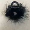 Pinzas para el Cabello de Alta Gama para Otoño e Invierno para Mujeres en la Parte Trasera de la Cabeza, Pinzas de Tiburón Peludas, Pinzas Cruzadas para el Cabello