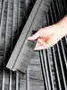Tira de Cepillo de Aleación de Aluminio Tira de Cepillo Selladora, Cepillo de Tira Selladora Bloqueador de Polvo para Elevador de Alambre de Nylon Negro y Blanco, Tira de Cepillo Industrial Mecánica