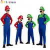 Juegos Deportivos Anime Adulto Disfraz de Super Mario Ropa de Mario Disfraz de Rendimiento Louis Fontanero