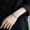 Pulsera Geométrica Lisa de Onda de Alta Gama para Mujer, Estilo Sencillo y Fresco, Pulsera Versátil, Accesorios Transfronterizos