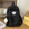 Mochila para Niña Estilo Curativo Cachorro Lindo Azul Leche Mate, Estilo Dulce y Adorable de Mejor Amiga para Viajes y Compras