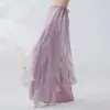 Pantalones de Pierna Ancha de Danza Clásica Cubre Glúteos Atmósfera Pantalones de Práctica en Capas Danza China Estilo Antiguo Fluido Conjunto de Baile Moderno