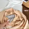 [2 en 1] Pantalones Cortos de Seguridad, Anti-Exposición, que no se enrollan, con Refuerzo Interior, Leggings de Hielo para Mujer de Tallas Grandes con Refuerzo de Algodón Puro