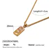 Collar Taina de Acero Inoxidable Europeo y Americano para Mujer Diseño de Nicho Etiqueta de Sol Luna Estrella Collar de Acero de Titanio Colgante Versátil Cadena para Clavícula
