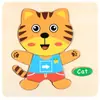 Rompecabezas de madera infantil de dibujos animados tridimensional para bebés, juguete educativo de desarrollo temprano, animal, tráfico, juguete de mano, 2-3 años