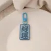 Palabras de Bendición, Colgante Llavero para Hacer Fortuna, Colgante Colorido de Doble Cara de Paz y Alegría, Adorno para Bolso