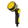 Pistola de Agua Kawochi de Diez Funciones para Uso Doméstico, Pistola de Agua de Alta Presión para Lavado de Autos, Se Conecta al Grifo, para Limpiar Pisos y Jardines, Boquilla de Pistola de Agua de Alta Presión