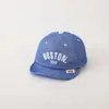 Boné de Malha Bebê Coreano Verão Aba Macia Chapéu de Sol Infantil Moda Bordado Protetor Solar Sun Cool Cap para Meninos e Meninas
